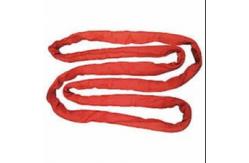 China OEM Heavy Duty Polyester Endless Round Sling Red Vertical 7 tons supplier