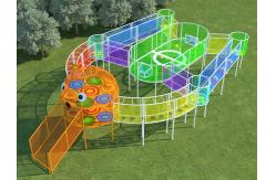 China Slide Swing Playground Climbing Net Slip Resistant Childrens Indoor Climbing Frame Playground supplier