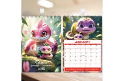 China Paper Custom Wall Calendar Monthly View and Personalization for Customized Dates supplier