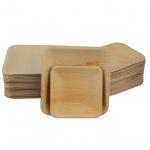 OEM Biodegradable Palm Leaf Plates With Laminated Packing
