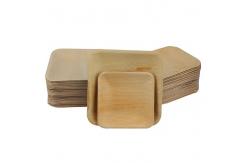 China OEM Biodegradable Palm Leaf Plates With Laminated Packing supplier