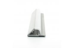 China Medical Equipment White Plastic U Channel Trim Deformation Resistant Plastic Angle Trim supplier
