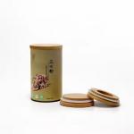 Kraft Paper Airtight Tea Container with Cork Lid Cylinder Packaging Tube for Food Candies Crafts Cookies Embossed Surface for sale