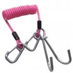 Retractable Tool Lanyard Fishing Coiled Lanyard Heavy Duty Safety Rope Wire Rope For Kayak Paddles Sea Fishing for sale