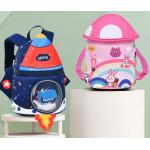 Rocket Shape SBR Children Backpack 3D Neoprene Education Bag 31 * 24 * 15 Cm