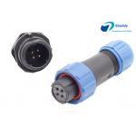 Weipu 3pin Waterproof Circular Connector SP1310 / P3 And SP1312 / S3 Plastic Connector for sale