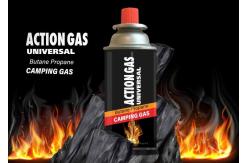China 65 X 158 Mm Butane Gas Cylinder for Industrial with Customizable Logo supplier