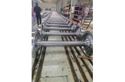 China Bogie Locomotive Train Wheels , Rail Wheel Set ER7 ER8 ER9 Material supplier