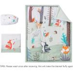 3 Piece Soft Crib Bedding Set Baby Crib Sets With Cartoon Style