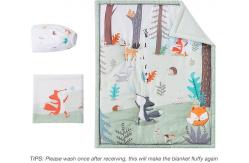 China 3 Piece Soft Crib Bedding Set Baby Crib Sets With Cartoon Style supplier