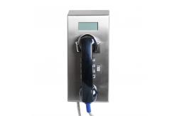 China Keypad 95dB IP65 SIP Vandal Resistant Phone LCD Display Screen supplier