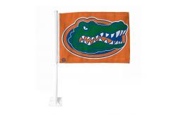 China Orange Flagolden car flags screen printed high quality supplier
