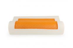 China Breathable Memory Foam Neck Pillow Slow Recovery Ergonomic Cooling 50D Foam Density supplier
