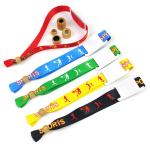 Woven Cloth Fabric Wristbands For Concert Promotion Events Rromotional Gift for sale