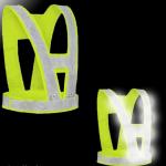 Sanitation  LED Reflective Traffic Light Emitting PPE Safety Wear Vest for sale