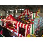 Large Inflatable Fun City Cute Circus Clown Jumping House For Toddler