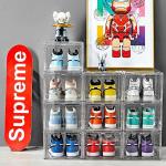 Clear Transparent Stackable Shoe Box With Custom Logo for sale