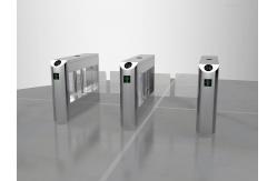 China Automatic SUS304 Electronic Swing Barrier Turnstile Gates For Subway supplier