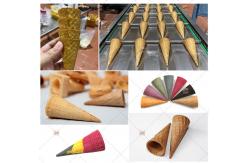 China Automatic Commercial Wafer Biscuit Making Machine Ice Cream Cone Baker Machine supplier
