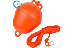 China Sea Oil Marine Floating Barrier System PE Plastic Floating Ball Buoy supplier