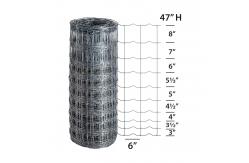 China High Durable 4FT High Galvanized Iron Cattle Farm Fence Roll supplier
