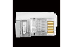 China ZC-MP88SR 8P/8C CAT5E Modular Plug Shielded 8 Position Crystal Head supplier