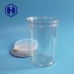 Aluminum Lid 1000ml Disposable PET Plastic Food Cans Popcorn Packaging for sale