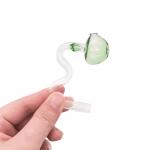 Drinking Curved Inhale Bent Mushroom Head Hookah Pipe for sale