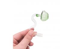 China Drinking Curved Inhale Bent Mushroom Head Hookah Pipe supplier
