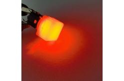 China Mini SPST Illuminated Push Button Switch IP40 With Cube Cap supplier