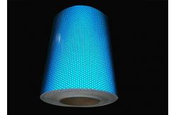 China Honeycomb High Intensity Grade Reflective Sheeting , Conspiciuity Retro Reflective Sheet Single Sided supplier