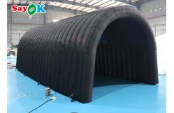 China 210D Oxford  Black Inflatable Tunnel Tent Multi Function For Activities Exhibitions supplier