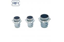 China Flexible Metal 1 Inch Conduit Fittings Zinc Screw In Connector supplier