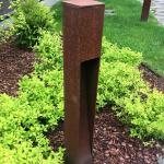 3000K Bollard Lighting Outdoor Corten Steel For Lawn for sale