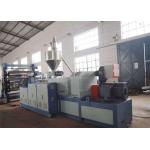 50HZ PVC WPC Profile Extrusion Line , PP PE Wood Plastic Composite Machine for sale