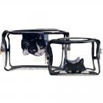 Lightweight Cat Print PVC Cosmetic Bag For Girls for sale