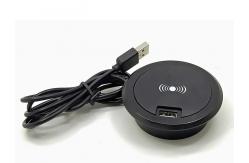 China 10w Fast Charging Black USB Smart Home Wireless Power Charging Socket British Standard supplier