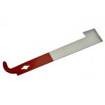 Wholesale Stainless Steel Hive Tool With Red J Hook Bee Hive Equipment for Beekeeping for sale