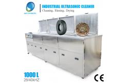 China Clean Car Radiator Industrial Ultrasonic Cleaning Equipment With Big Tank supplier