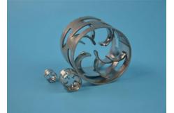 China Random Packing Metal Pall Rings Thickness Range From 0.3mm To 0.8mm supplier