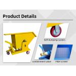 Forklift Self Dumping Hopper Waste Bin Tilt Bucket Tipping Skip Bins Customized for sale