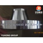 ASTM B564 Inconel 600 / UNS N06600 Nickel Alloy Steel Forged Welding Neck Flange for sale