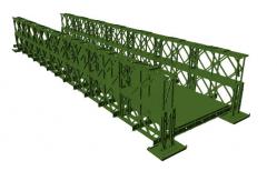 China Professional Temporary Bailey Bridge Steel Structure Customized AWS Approved supplier