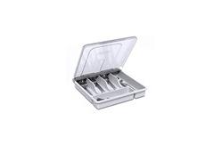China Multi-Purpose Storage Kitchen Cutlery Flatware Drawer Organizer with Lid Customizable supplier