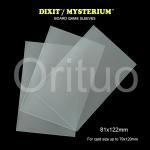 Matte Dixit Mysterium Card Sleeves Clear Non Glare With Size 81x122mm