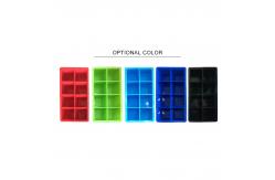 China OEM Food Grade Silicone Ice Cube Trays With Removable Lid supplier