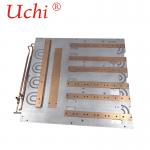 Copper Water Tube Laser Equipment Cold Plate , CNC Machined Chill Plate for sale