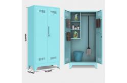 China Multi Functional Tools Storage Locker Cleaning Tool Cabinet Double Door supplier