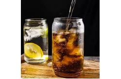 China 16oz Clear Mason Soda Juice Glass Jars With Bamboo Lids And Glass Straw supplier