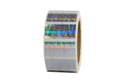 China Custom Shapes Brand Protection 3D Holographic Stickers supplier